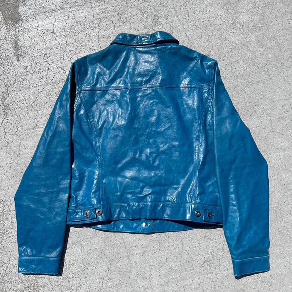 Retro leather jacket - Picture 3 of 3